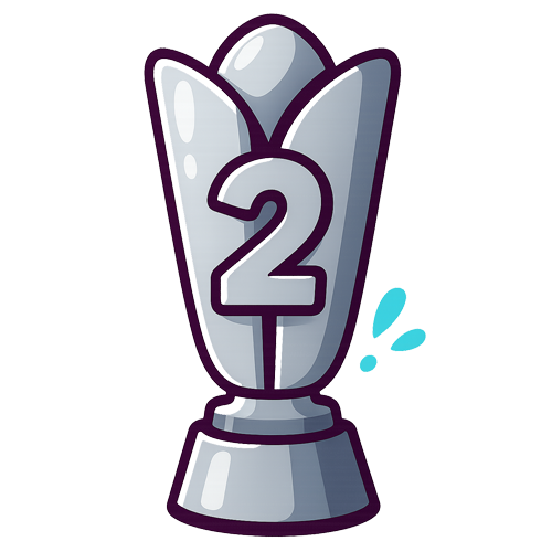 Silver trophy